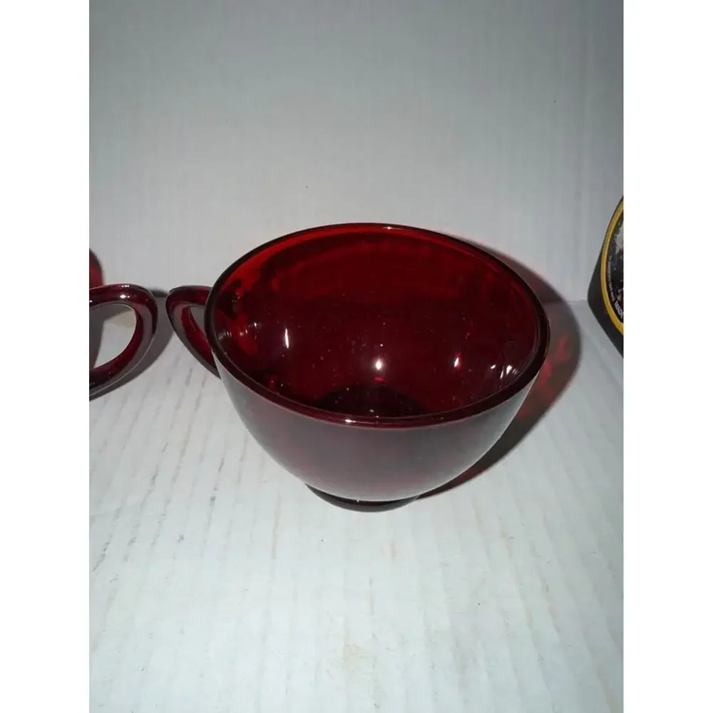 Anchor Hocking Early American Prescut 3 Footed Clear Glass Candy Nut Dish